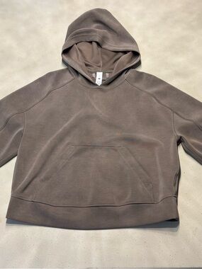 Lululemon Softstreme hoodie pullover-size 6 - Taupe